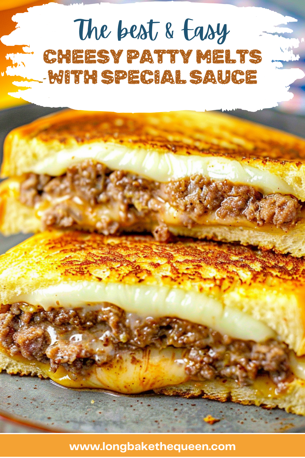 Cheesy Patty Melts with Special Sauce
