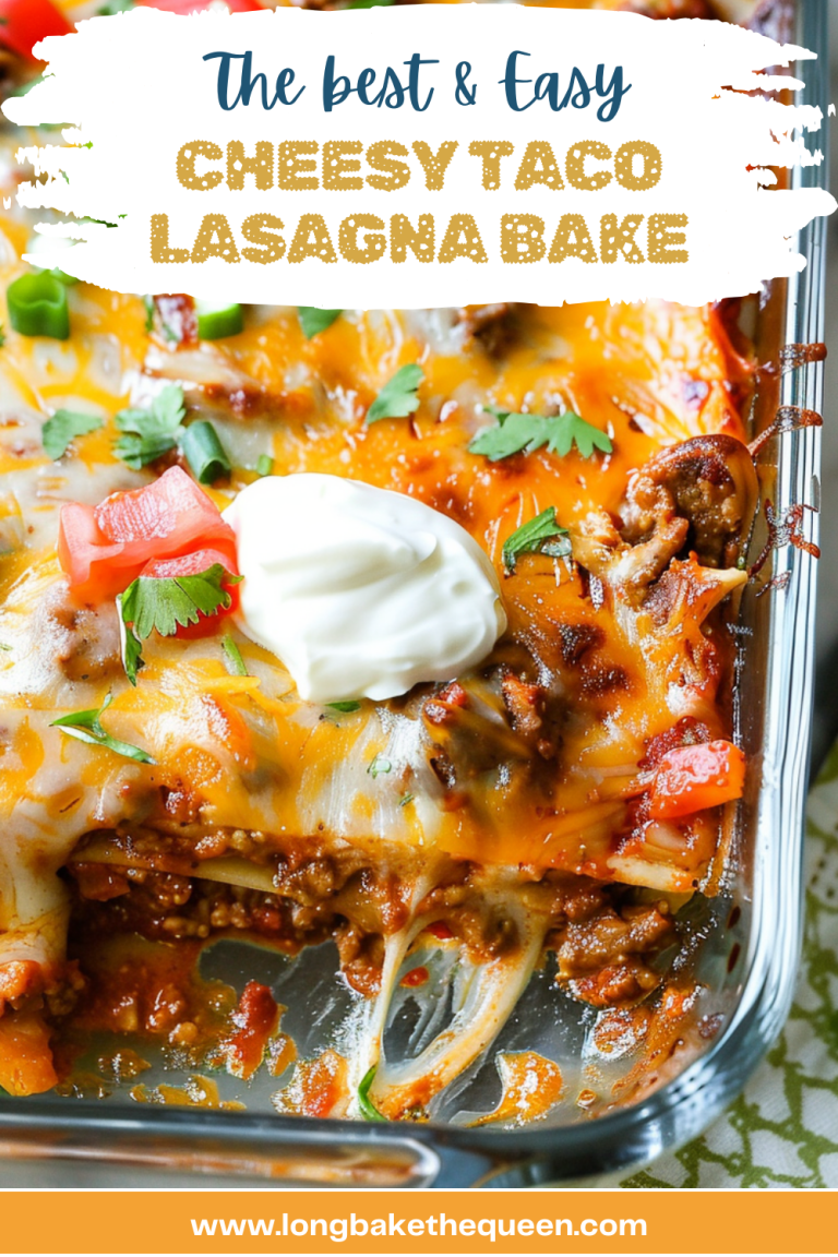 Cheesy Taco Lasagna Bake