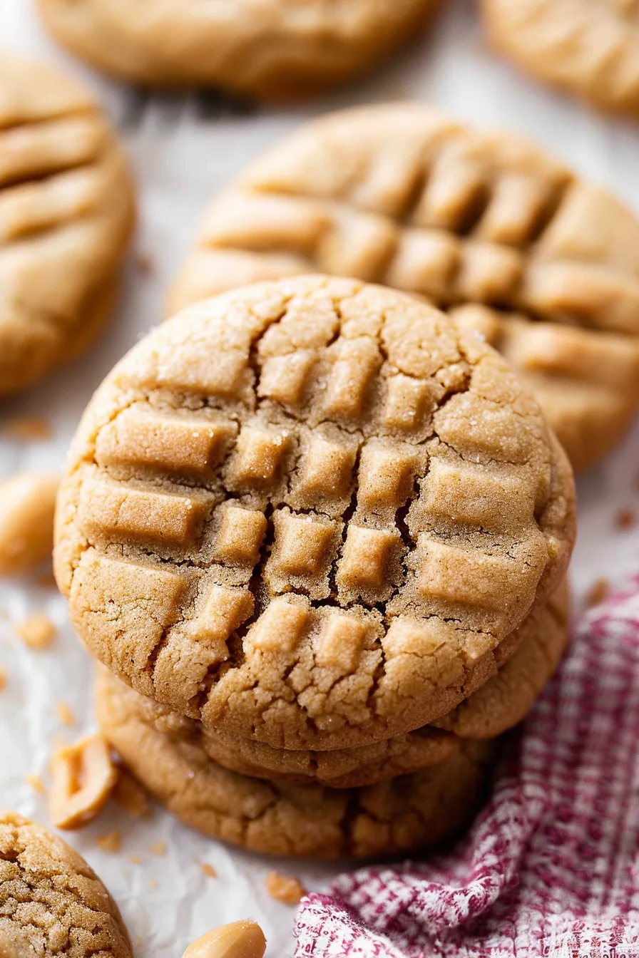 Chewy Peanut Butter Cookies