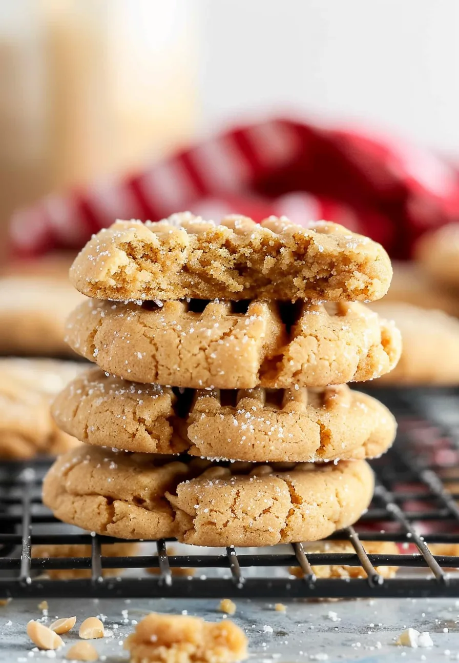 Chewy Peanut Butter Cookies