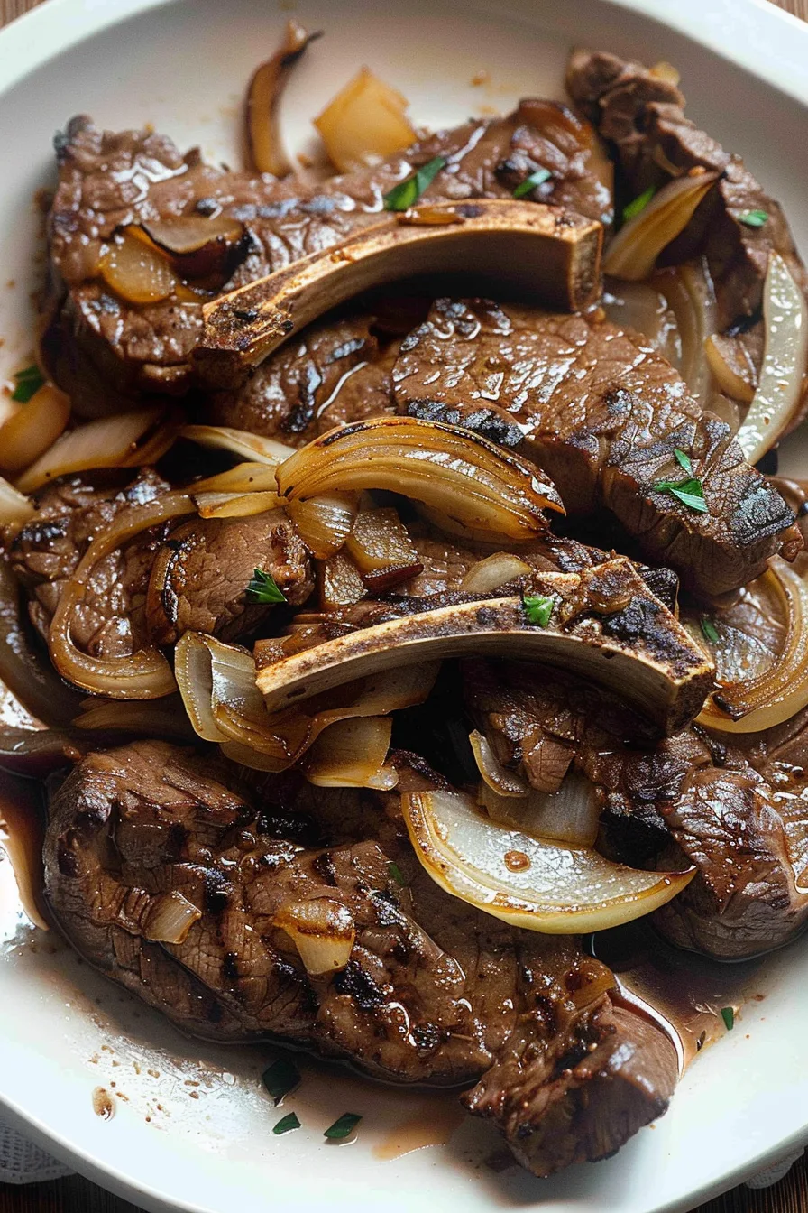 Classic Beef Liver with Sauteed Onions