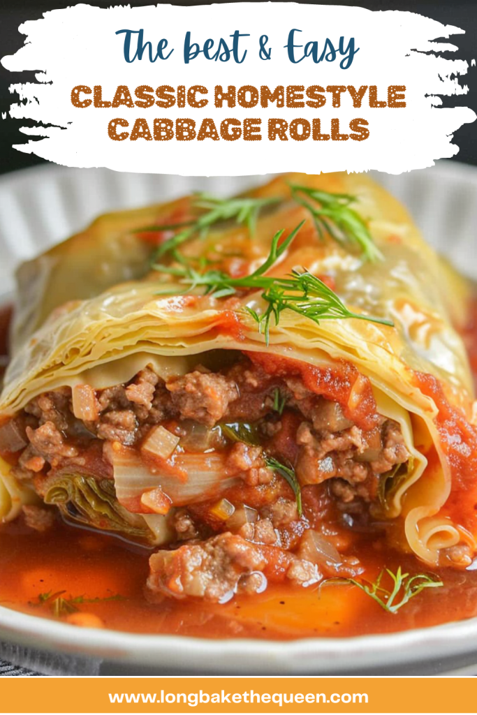 Classic Homestyle Cabbage Rolls