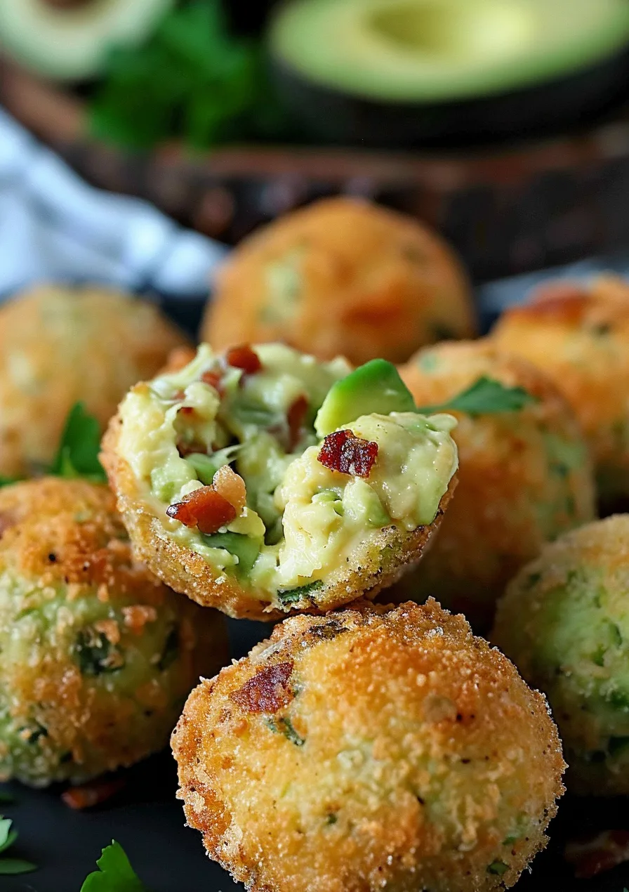 Cream Cheese Avocado Bacon Bites