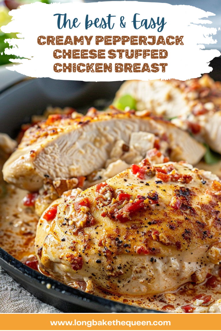 Creamy Pepperjack Cheese Stuffed Chicken Breast