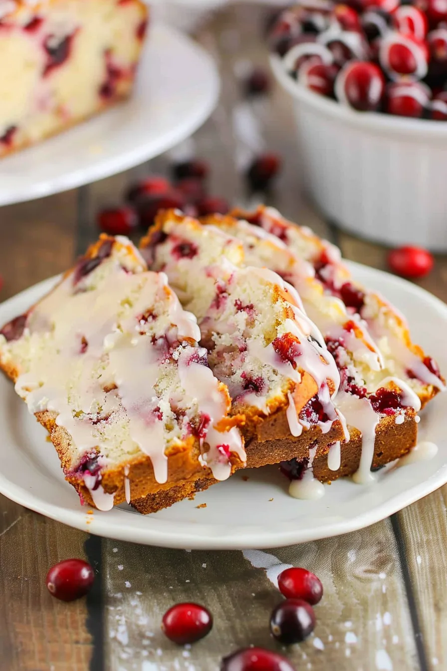Glazed Cranberry Orange Loaf