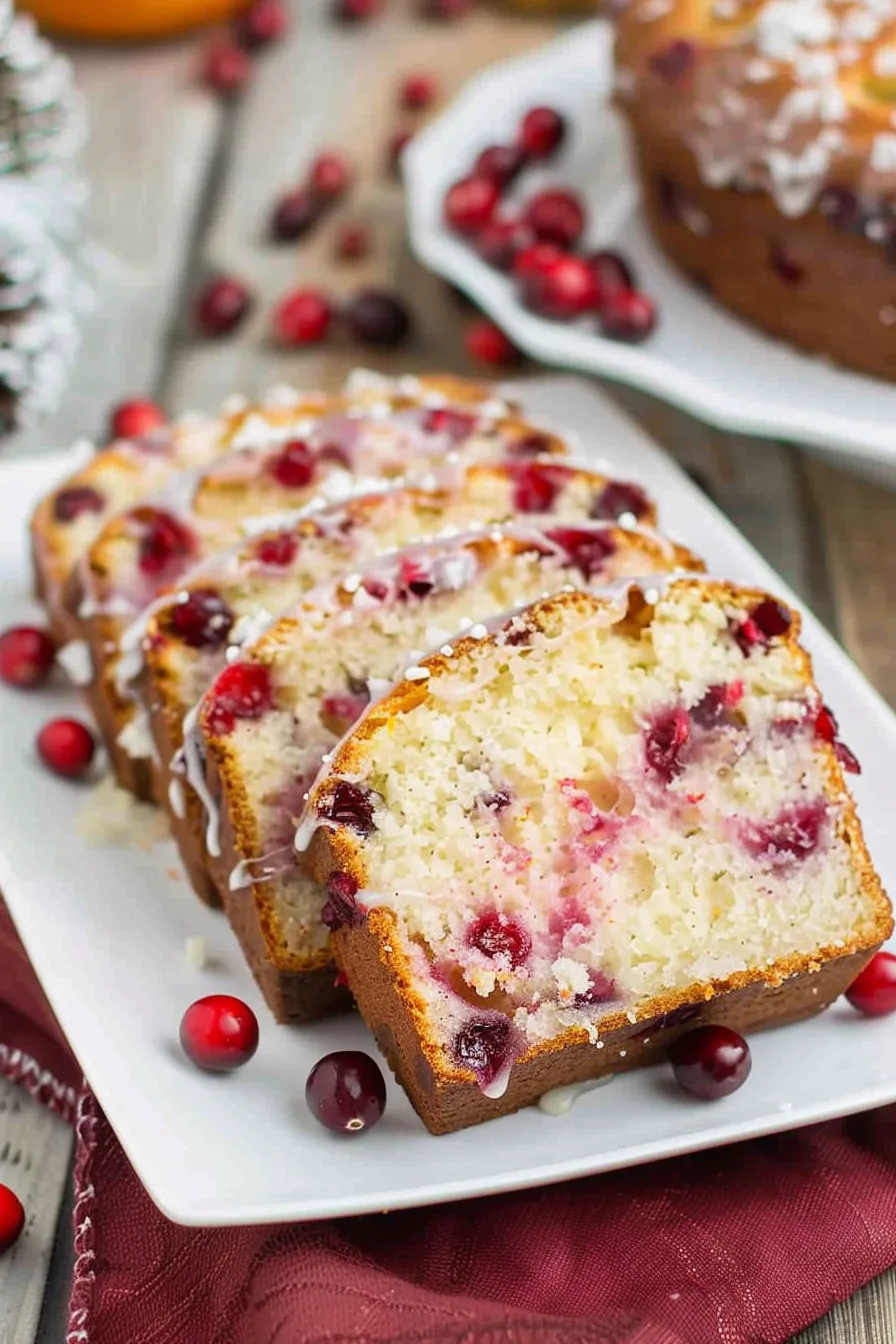 Glazed Cranberry Orange Loaf