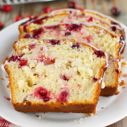Glazed Cranberry Orange Loaf