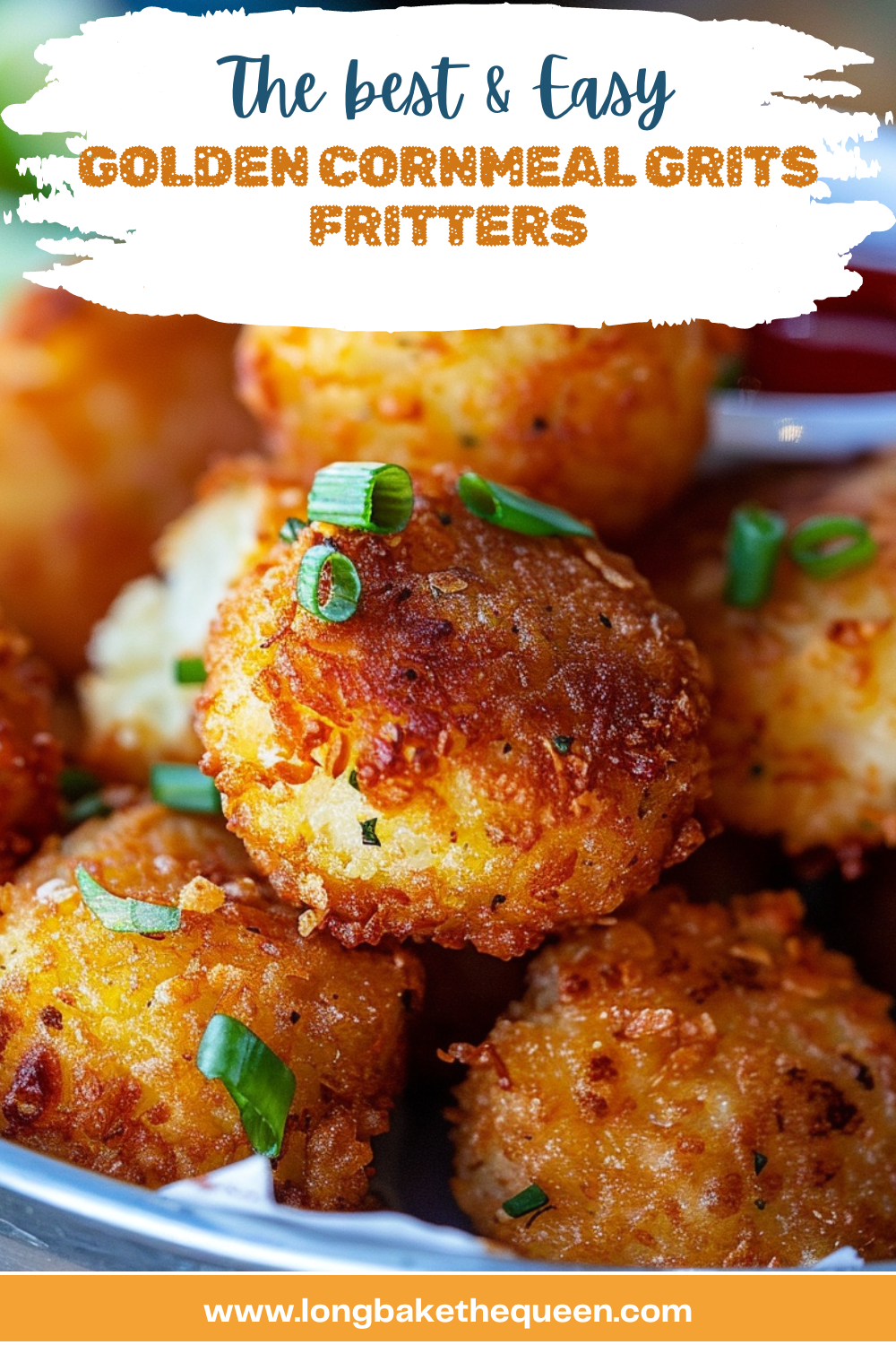 Golden Cornmeal Grits Fritters