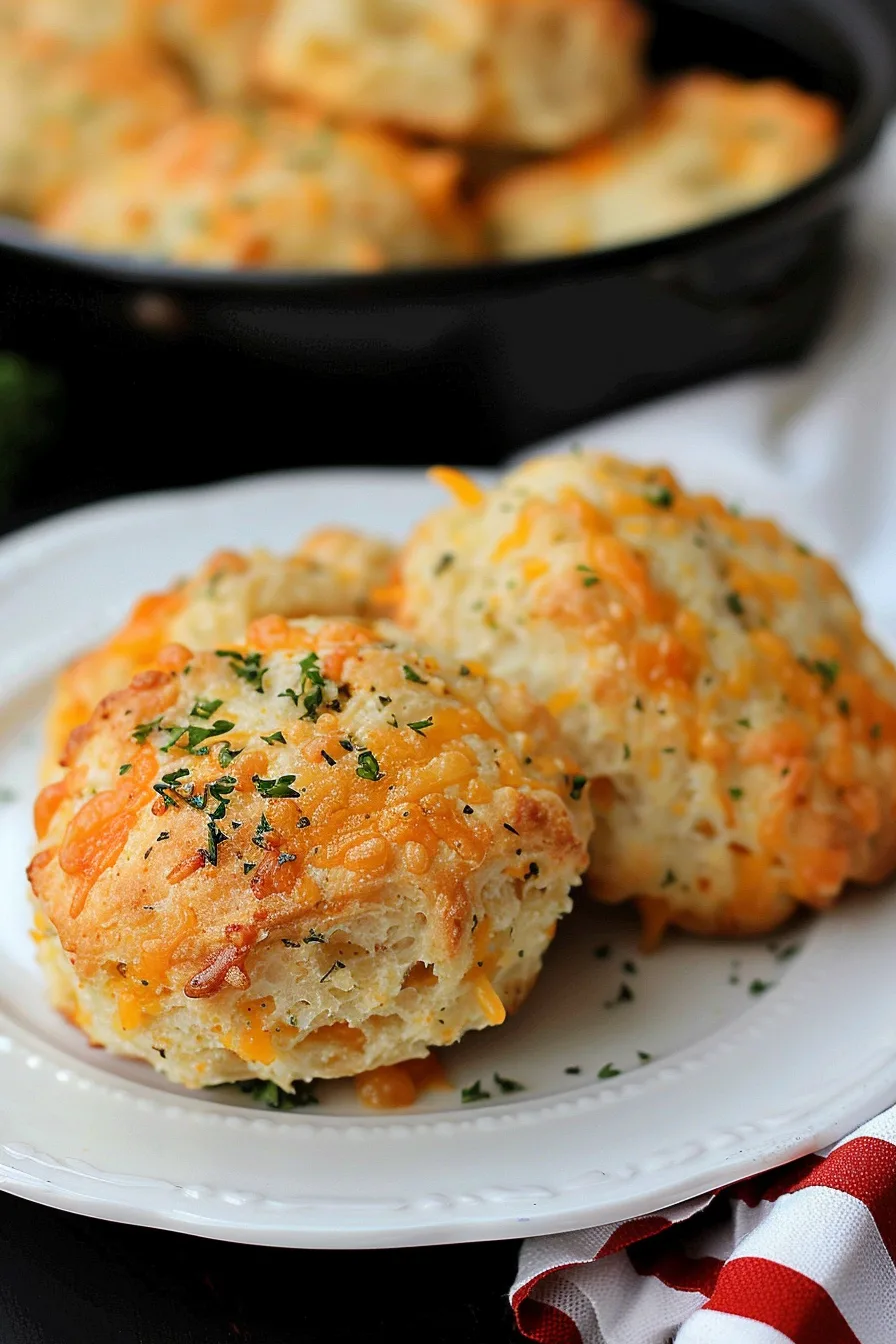 Homemade Cheddar Garlic Biscuits