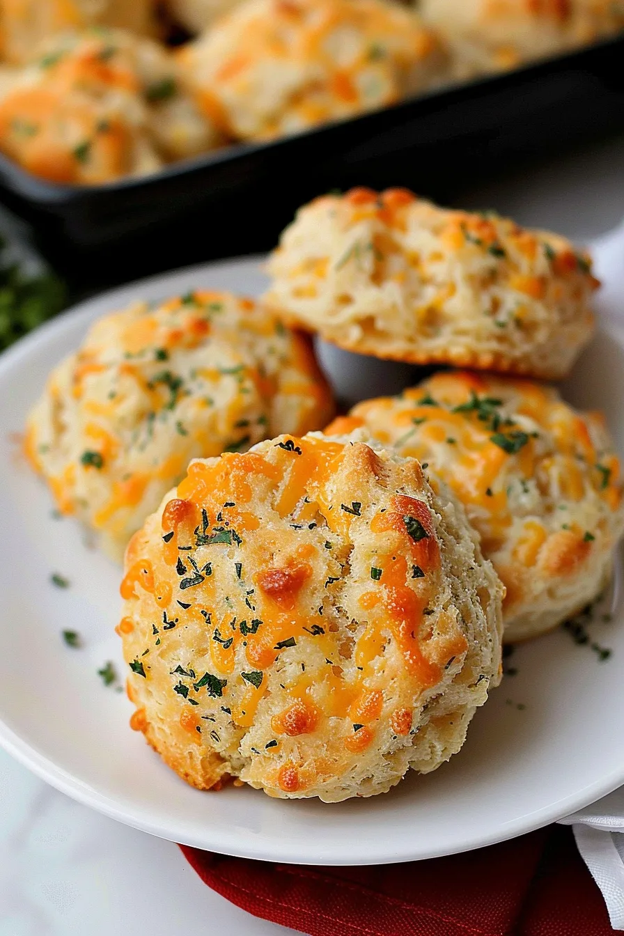Homemade Cheddar Garlic Biscuits