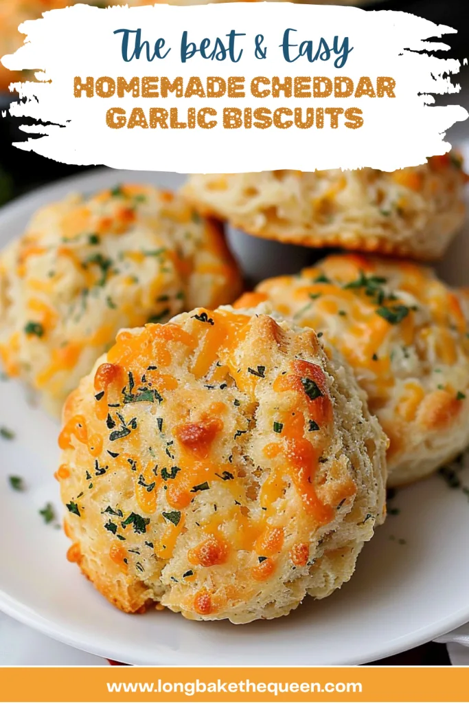 Homemade Cheddar Garlic Biscuits