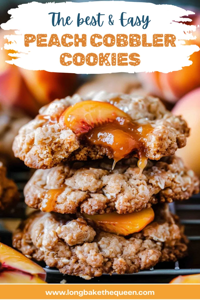 Peach Cobbler Cookies
