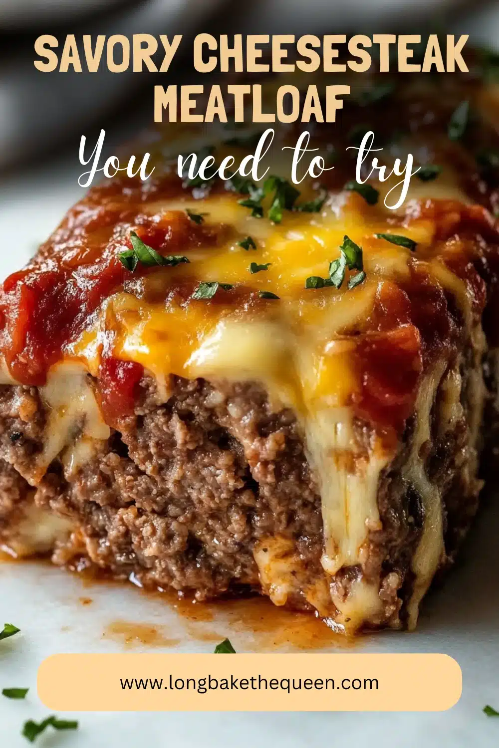 Savory Cheesesteak Meatloaf
