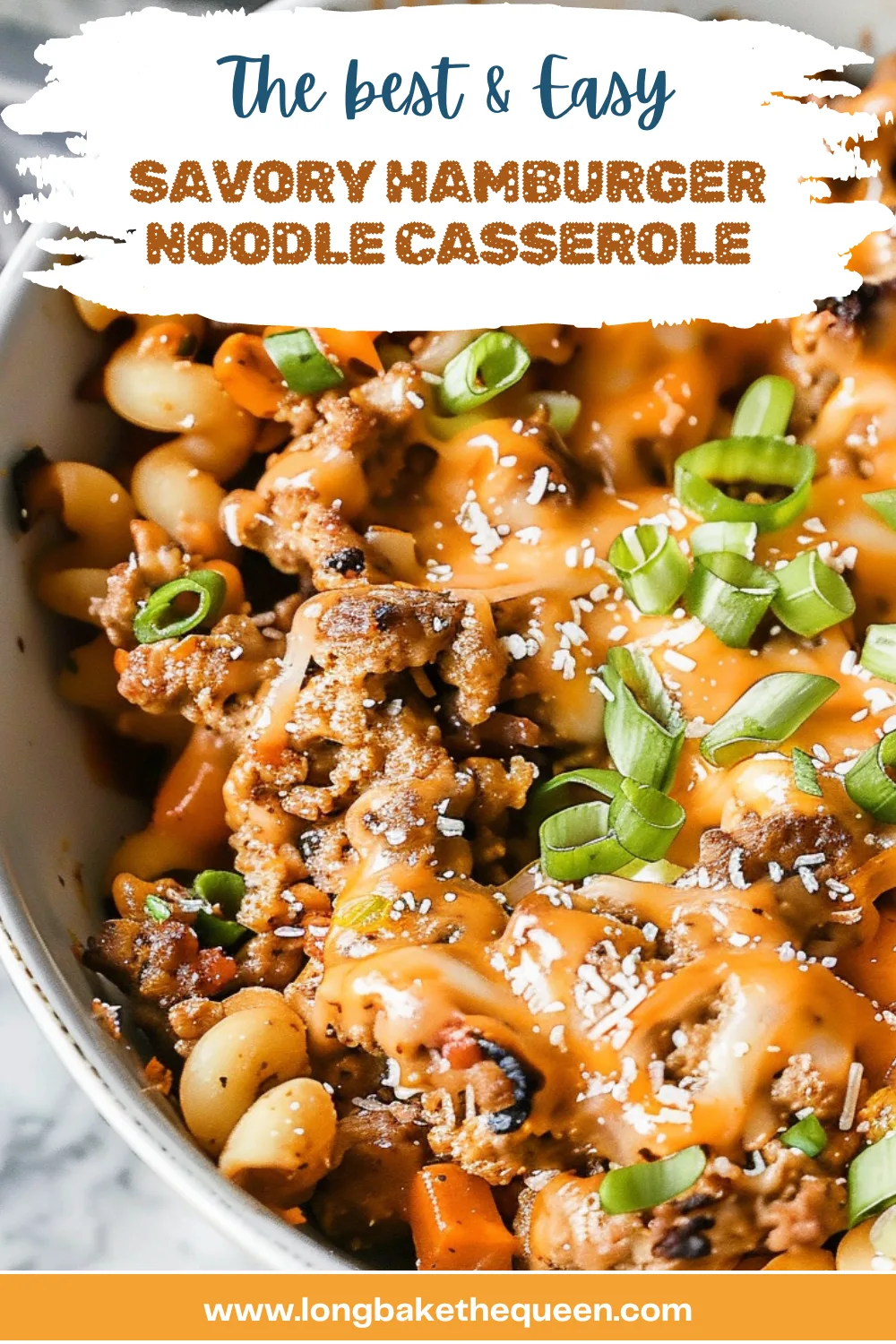 Savory Hamburger Noodle Casserole
