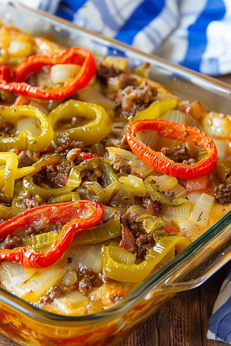 Southern Five Layer Beef Casserole