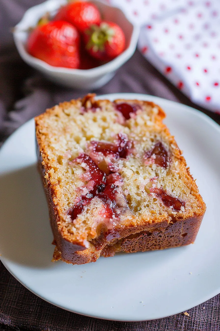 Sweet Strawberry Swirl Bread