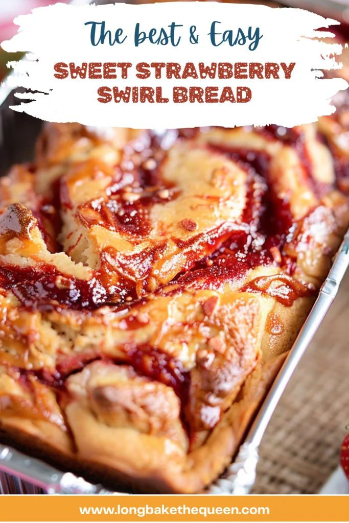 Sweet Strawberry Swirl Bread