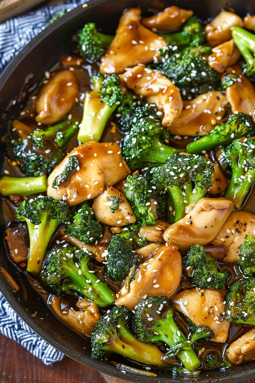 Savory Chicken Broccoli Stir Fry