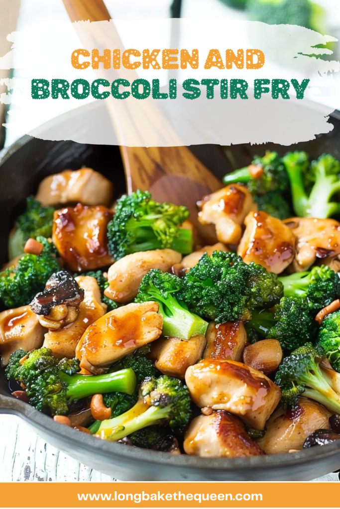Delicious Chicken and Broccoli Stir Fry in a skillet
