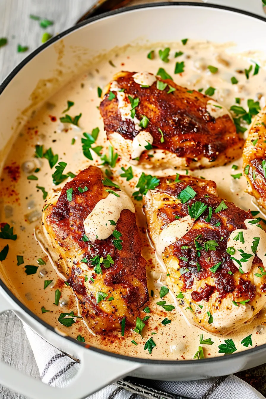Perfect Creamy Cajun Chicken dish