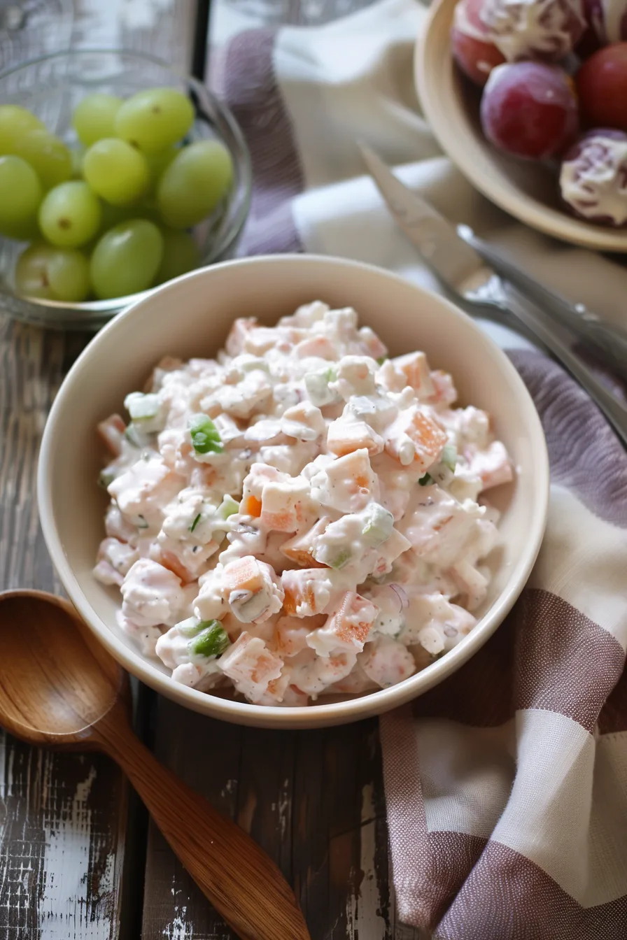 Delicious Deviled Ham Salad in a bowl