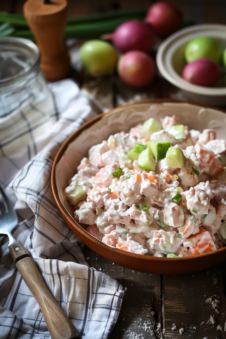 Tasty and creamy Deviled Ham Salad