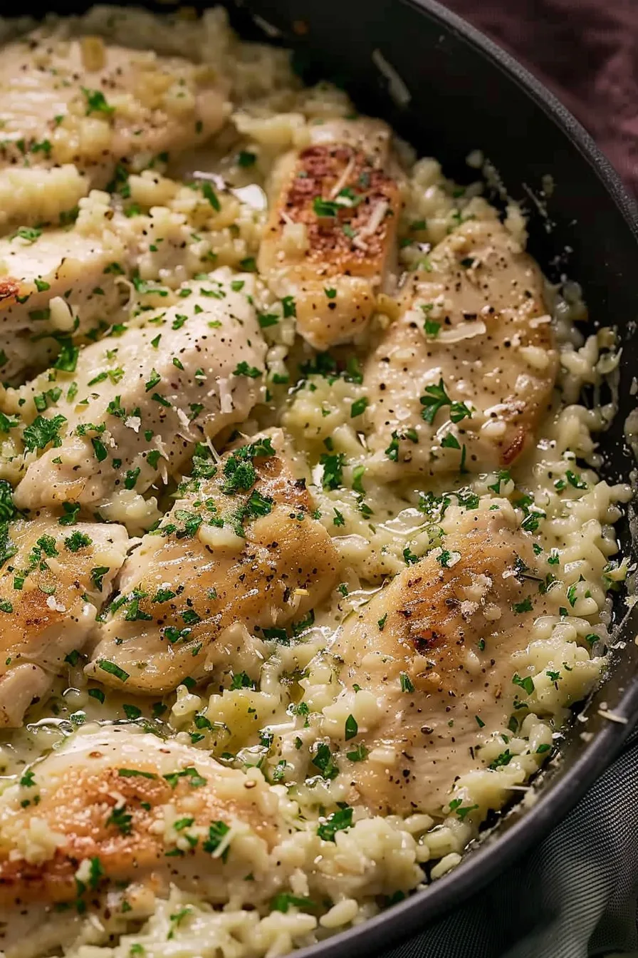 One-pot Chicken Parmesan Rice