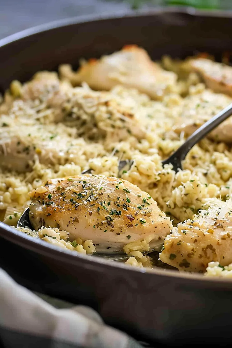 One-pot Chicken Parmesan Rice
