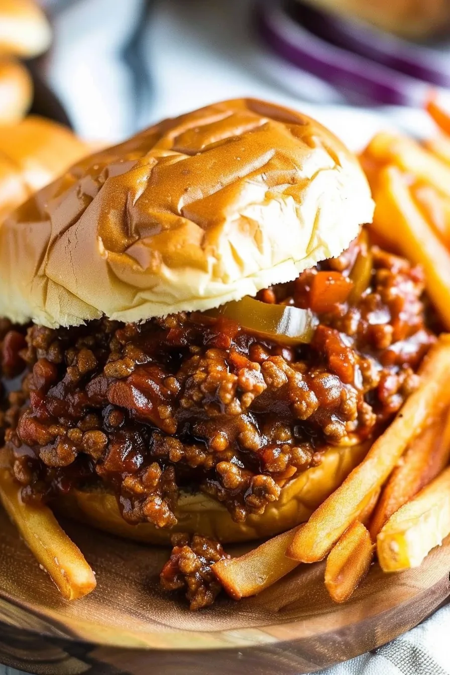 Messy and tasty Sloppy Joe Recipe