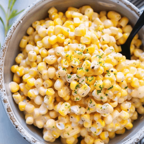Delicious Honey Butter Corn in a bowl