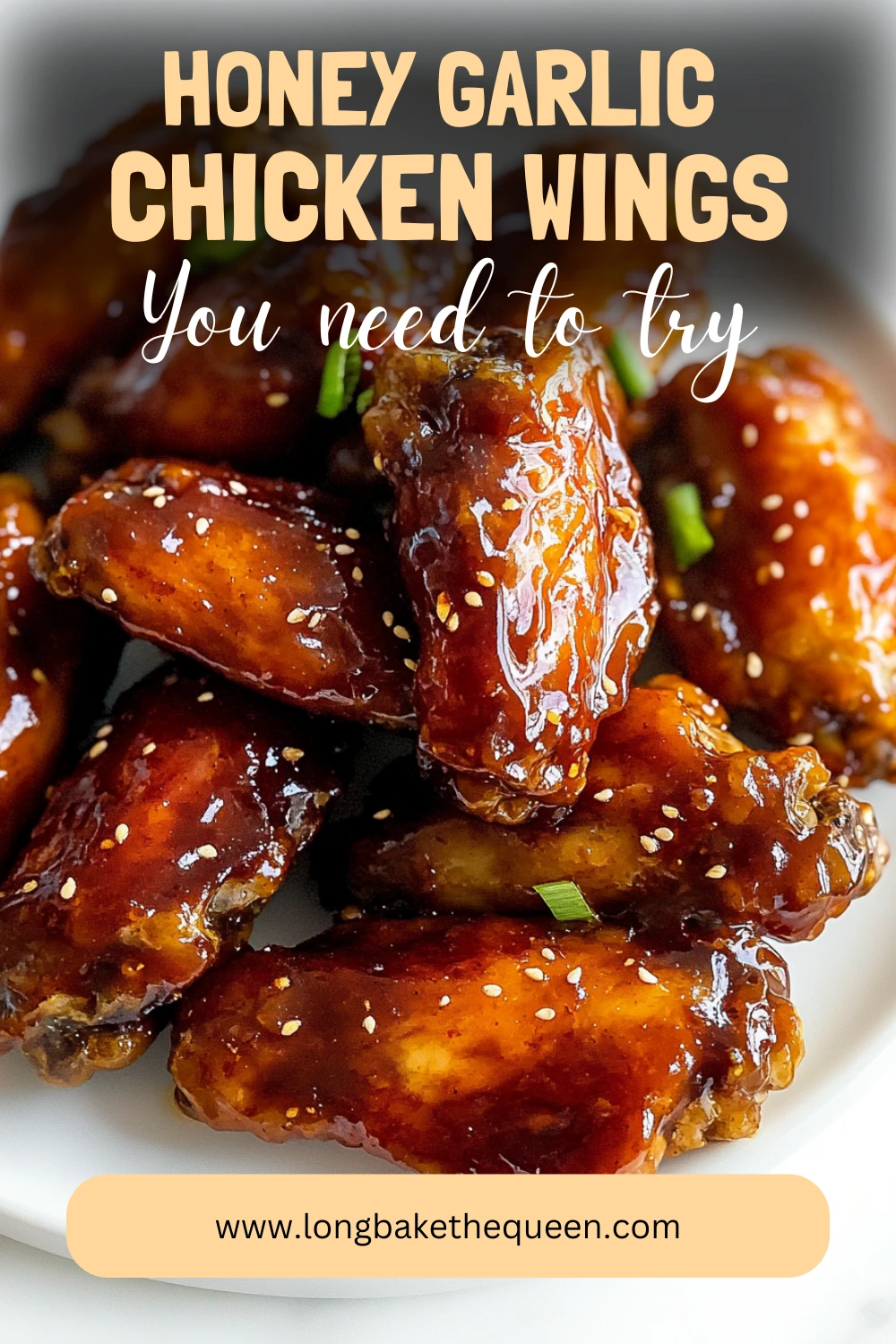 Perfect appetizer Honey Garlic Chicken Wings