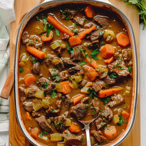 Delicious Beef Stew in a bowl