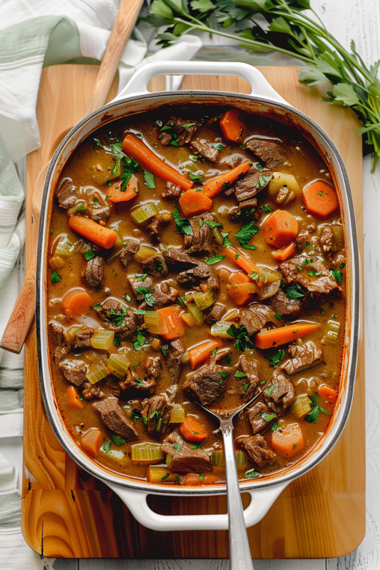 Delicious Beef Stew in a bowl