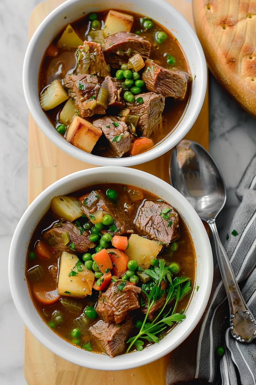 Slow-cooked No-Peek Beef Stew