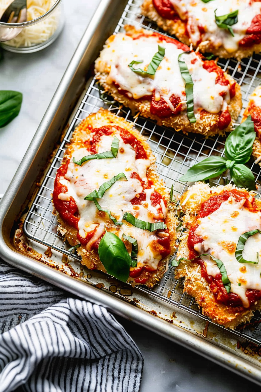 Perfect homemade Baked Chicken Parmesan
