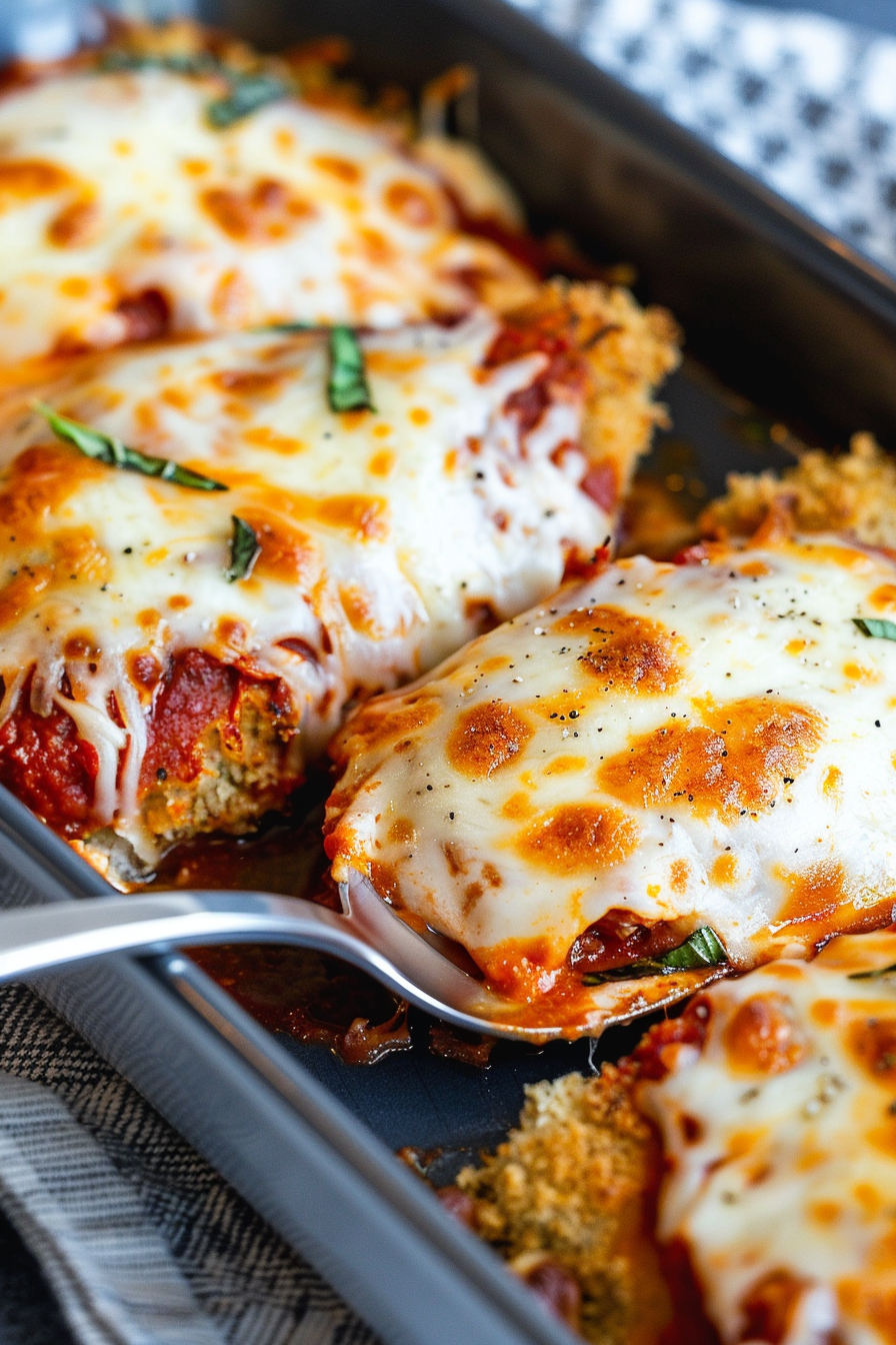 Juicy and flavorful Chicken Parmesan