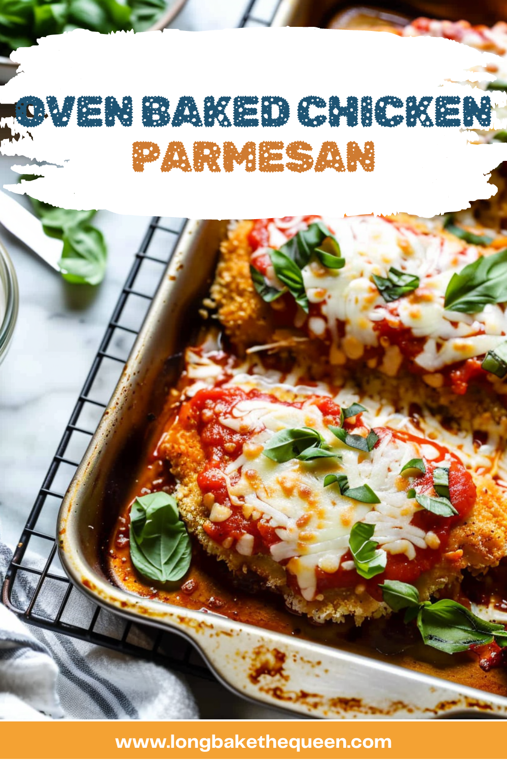 Delicious Chicken Parmesan Recipe on a plate