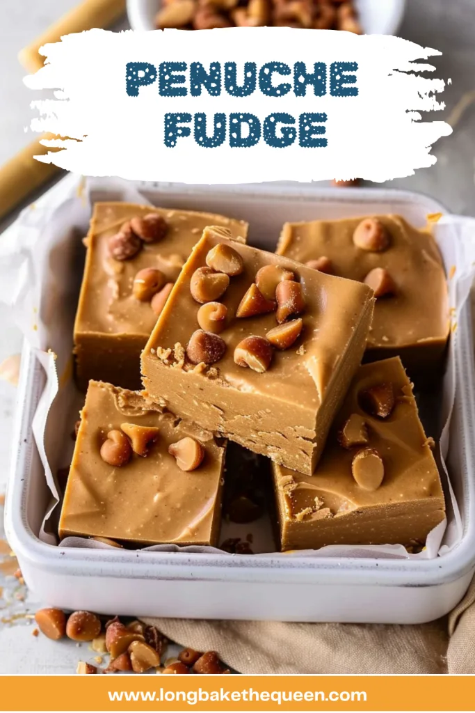 Delicious Penuche Fudge on a plate