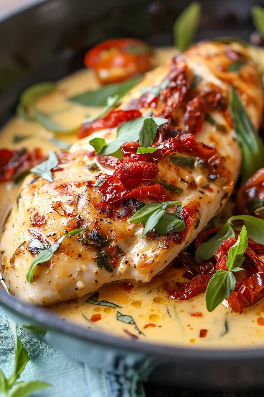 Perfect Sun-Dried Tomato Chicken dish