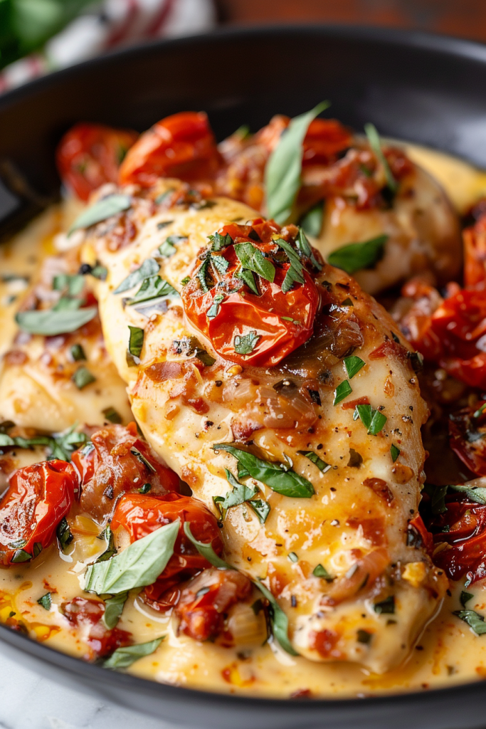 Sun-Dried Tomato Chicken - Creamy and Delicious