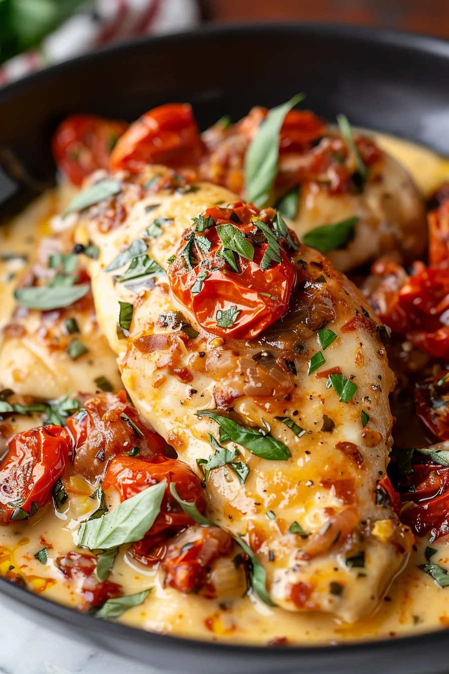 Rich and savory Creamy Tomato Chicken