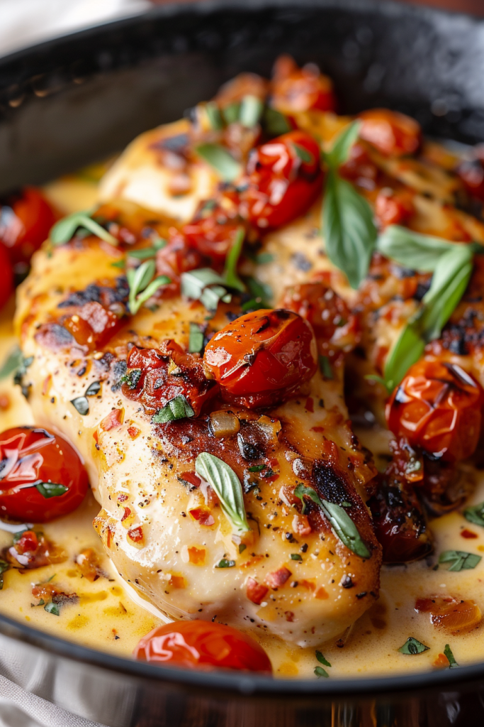 Sun-Dried Tomato Chicken - Creamy and Delicious