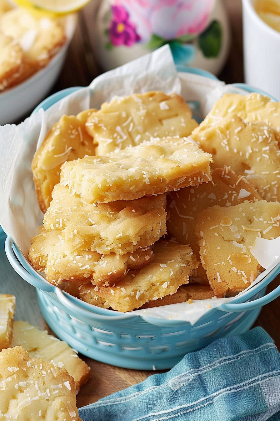 Coconut Shortbread Cookies