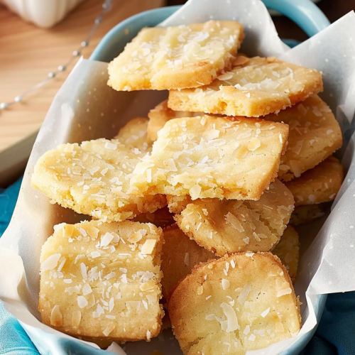 Coconut Shortbread Cookies