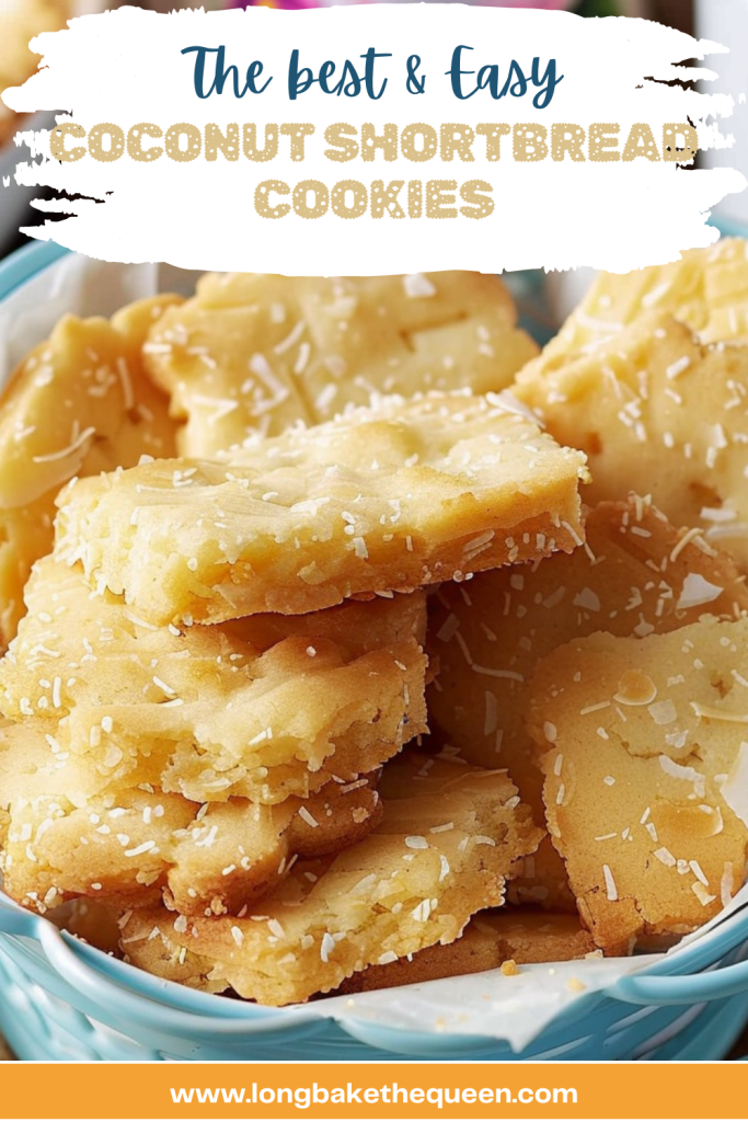 Coconut Shortbread Cookies