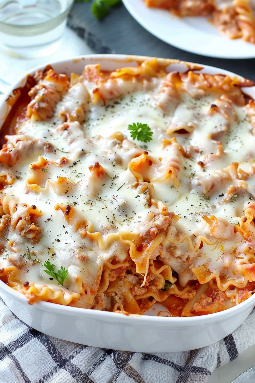 Easy Bow Tie Pasta Lasagna