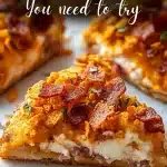 Single Cheesy Bacon Doritos Chicken on a serving plate