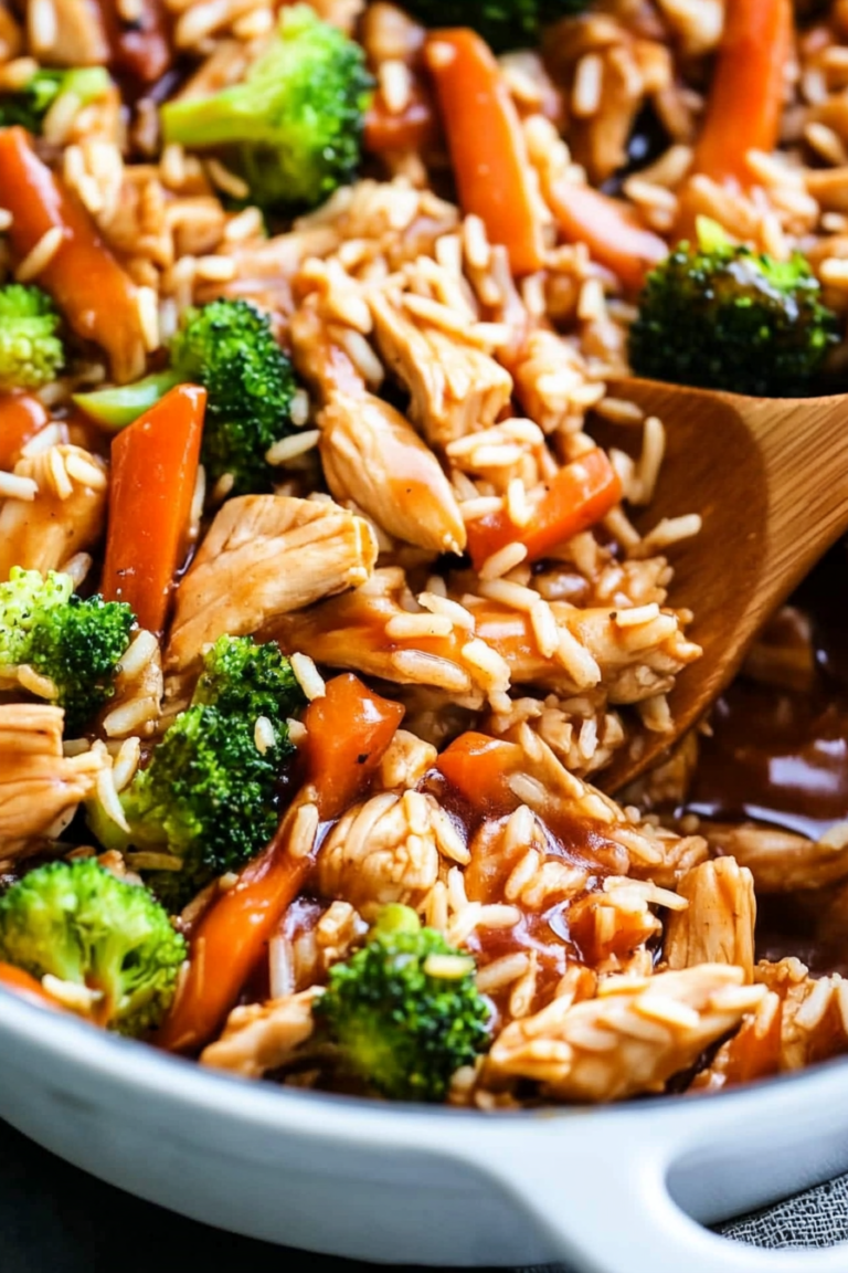 Teriyaki Chicken Bake on a dinner plate