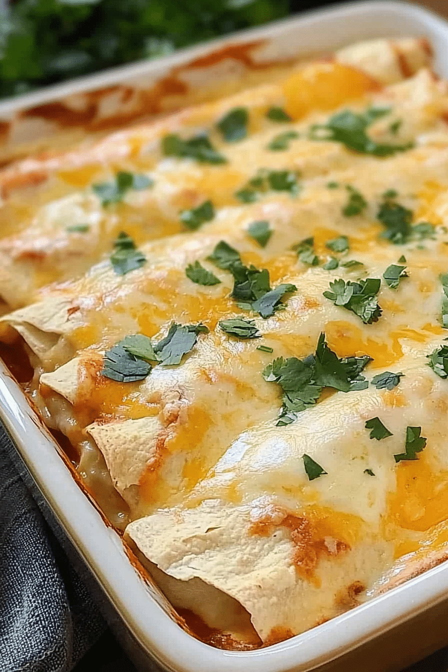 Cheesy enchiladas served with salsa and sour cream