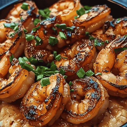 Spicy shrimp rice bowl topped with chili lime sauce